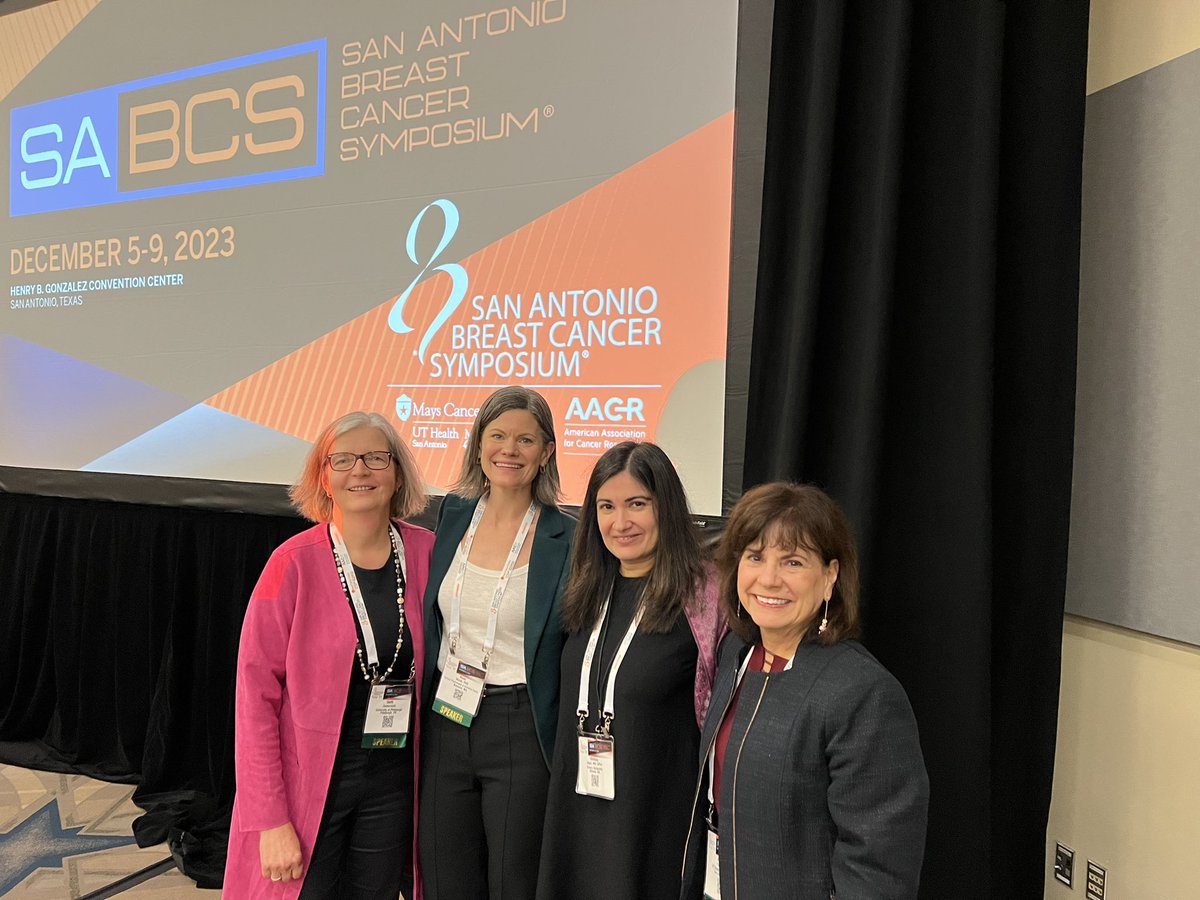 Thanks #SABCS23 for including session on Navigating Success: Womens Career Development. Humbled and excited to share stage with Drs @reshmajagsi @amelie_ramirez Anne Welsh. @ELAMProgram @UPMCHillmanCC let’s spread the word and do this again next year