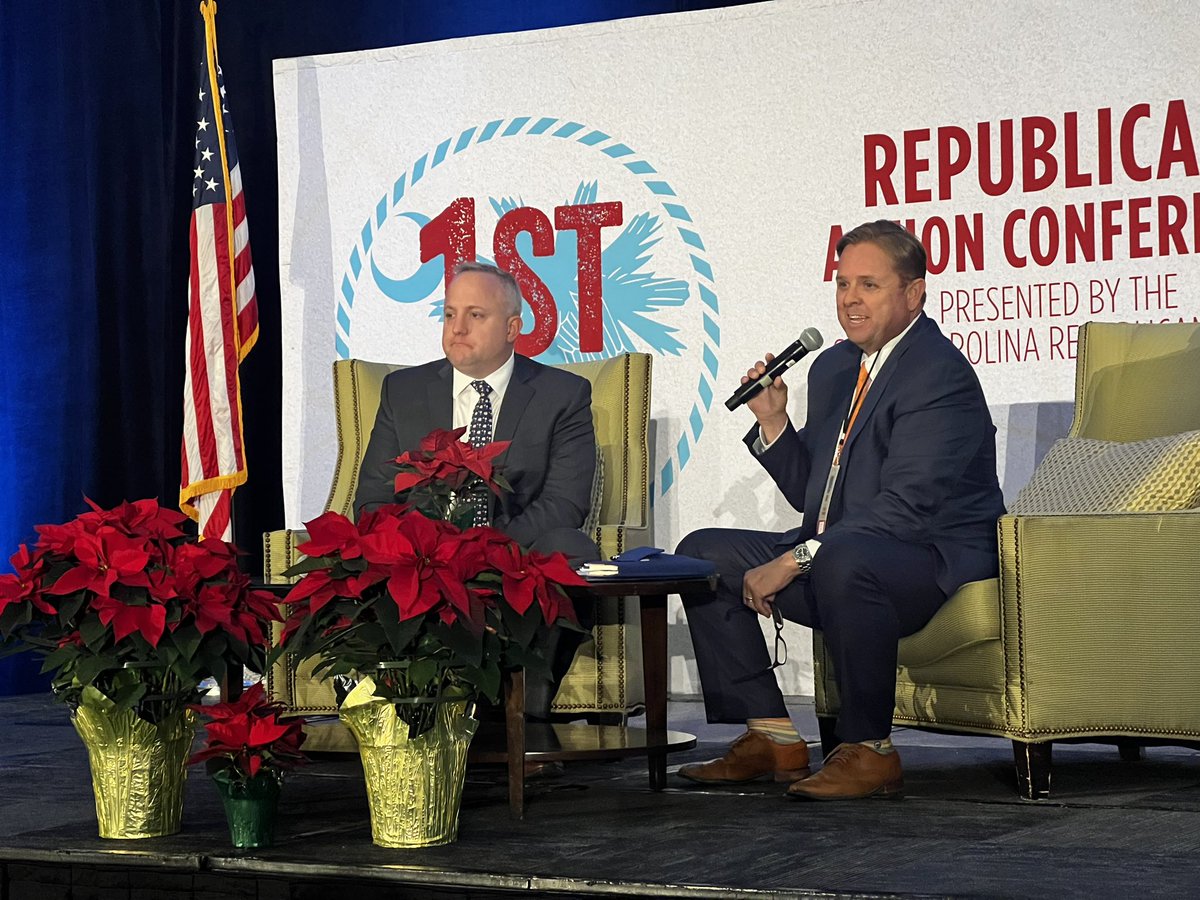 HAPPENING NOW: Our Chairman Jonathan Lines (@JWLines) has joined Congressman @RussellFrySC in South Carolina to provide the latest details of America’s border crisis. Thank you to the @SCGOP for including this important discussion at your #FirstInTheSouth Conference!