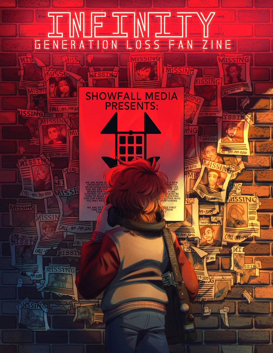 InfinityZineGL's tweet photo. 👀 INTRODUCING THE COVER FOR OUR ZINE!!! 

All of our lovely artists and writers have been working tirelessly, and both admins are so incredibly thankful and proud of everyone who participated. 

#generationloss

Designed by the lovely @omelettecandy <3 https://t.co/Bebtw6lOoq