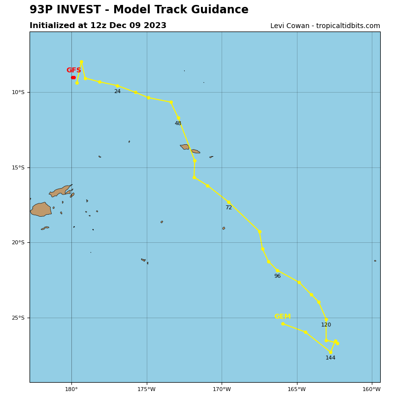 LimWeather's tweet photo. As of late we have #Invest93P, NW of #Samoa and #AmericanSamoa, forecast to move SE towards the islands, bringing possible life threatening #Flooding and #mudslides there esp near #Apia and #PagoPago
#Wxtwitter #Tropicswx #Cyclone #Nat #CycloneNat #93P #ASwx #03F https://t.co/B0uYIfpoiW