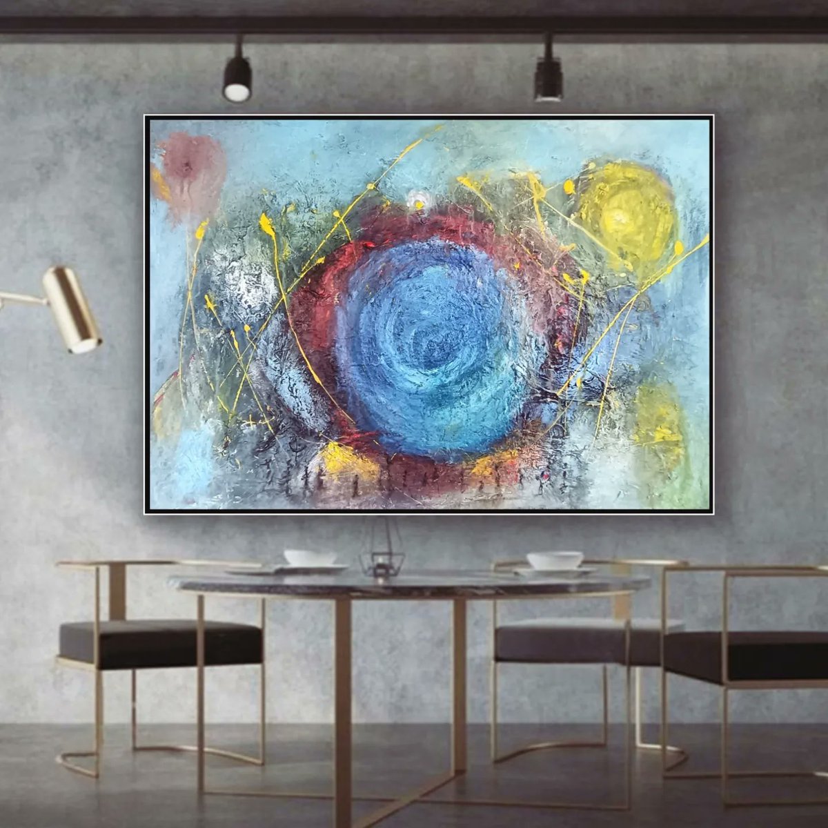 ErnestoScivoli's tweet image. Ci sono pittori che dipingono il sole come una macchia gialla, ma ce ne sono altri che, grazie alla loro arte e intelligenza, trasformano una macchia gialla nel sole. Pablo  opensea.io/collection/unt… #abstractart #argallery #abstractpainting #arthistory  #arte #arternestoscivoli