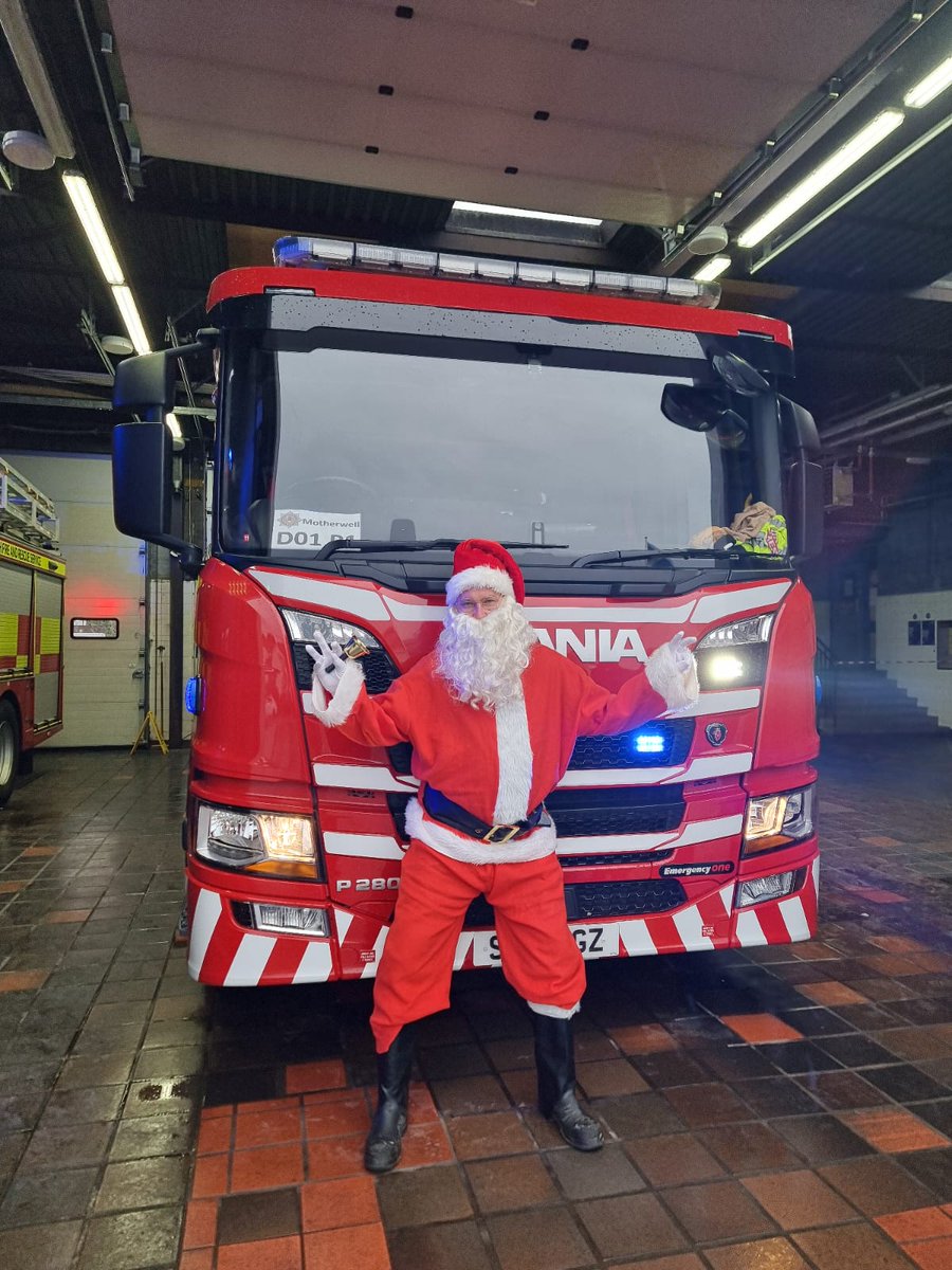 What a great afternoon we had helping out at <a href="/fire_scot/">Scottish Fire and Rescue Service</a> Motherwell Fire Station supporting fundraising for <a href="/firefighters999/">Fire Fighters Charity</a> 🎅🎄🚒