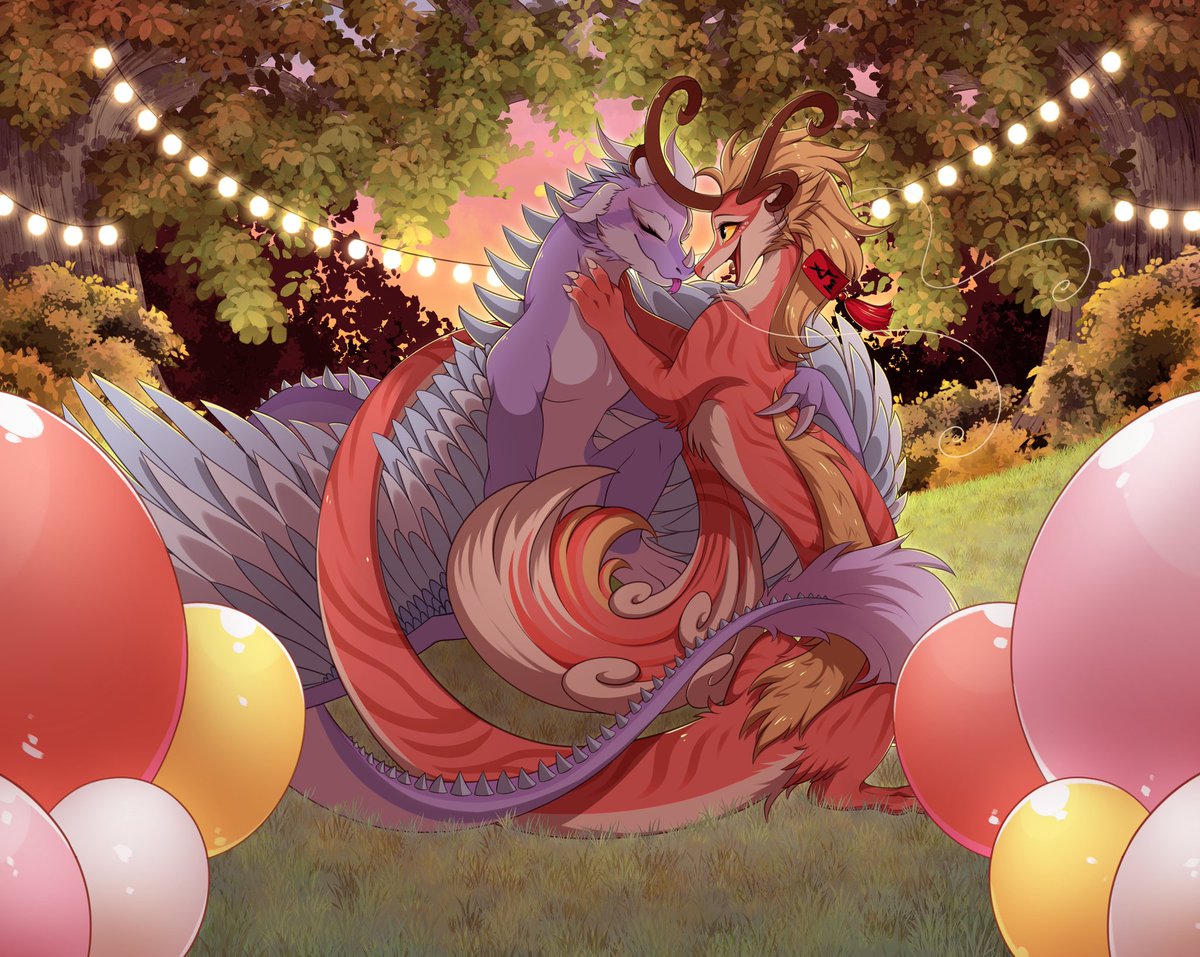 Looks like Christmas came early, a beautiful noodle to keep to myself ♡

Absolutely wonderful art by <a href="/M0M0SAURUS/">💫Momo💫</a>. Go check her out!