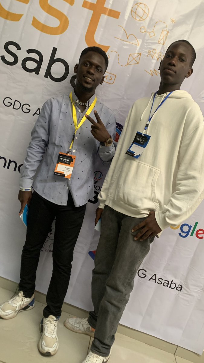 _favourz's tweet photo. Had an amazing time today at #DevfestAsaba23 

Learned so much from the speakers: @Kaperskyguru  @aimaatigari @Dominus_Kelvin @AmadikwaJoy @s_u_n_dev @OgubuikeAlex @brucealgorithm @thebrandengr @obumnwabude 

Thank you to the organizers @GdgAsaba  ❤️🙌 https://t.co/cwLwSmkzee