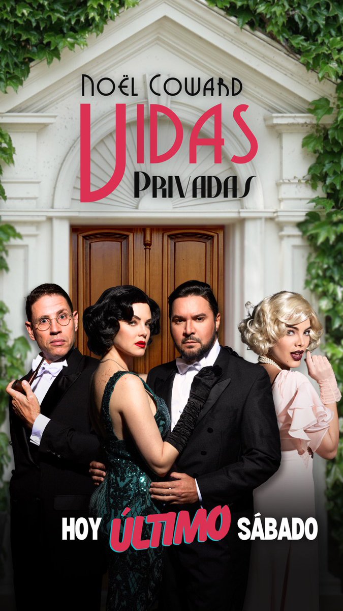 "Vidas Privadas" de Noël Coward tweet media