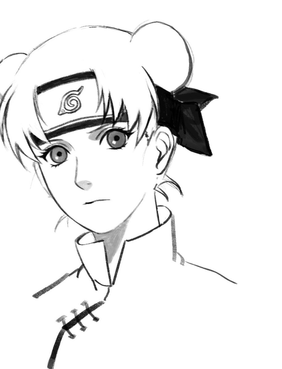 漫画风&amp;早期动漫风🗡️🪭🏮
#Tenten #tenten #Naruto #narutofanart #fanart #myart