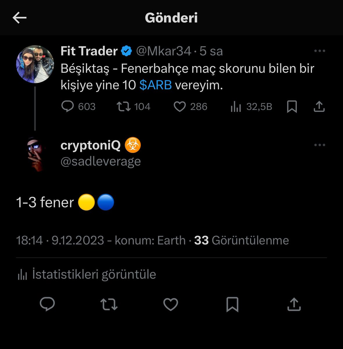 sadleverage's tweet photo. @Mkar34 Buyur hocam 👊🏻 https://t.co/8EiQsm748m