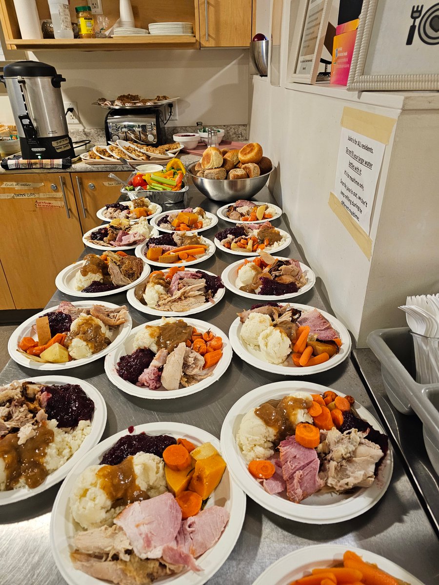 Cool Aid (@viccoolaid) on Twitter photo A big thank you to Christ Church Cathedral School for donating this wonderful holiday dinner! The clients at Sandy Merriman House thoroughly enjoyed this festive meal together.
If you'd like to support clients staying at a shelter this season, contact donate@coolaid.org. A big thank you to Christ Church Cathedral School for donating this wonderful holiday dinner! The clients at Sandy Merriman House thoroughly enjoyed this festive meal together.
If you'd like to support clients staying at a shelter this season, contact donate@coolaid.org.