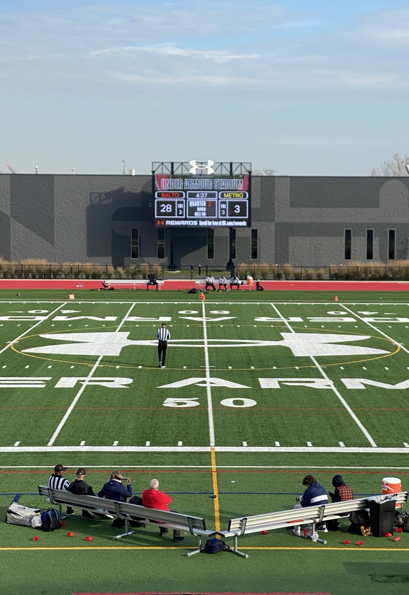 Here we go about 4 minutes till 3rd Quarter of the <a href="/BTC_1988/">BTC</a> game hosting Team Baltimore and Team Metropolitan. As it stands B-More is up… lets see how the 2nd half plays out in the <a href="/UnderArmour/">Under Armour</a> Stadium 💯