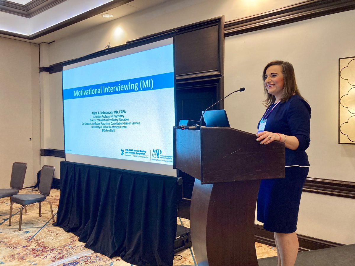 DrPsychMD's tweet photo. #AAAP23 2nd presentation went well! Amazing case discussion &amp; audience participation!

Honored to present w/Ed Cmte chair &amp; @The_BMC #addiction psych leaders!

Also ran into my @AmerMedicalAssn colleague CSAPH councilor Dave Cundiff! Such a great ally in fighting stigma of SUD! https://t.co/FRuNo1OV2A