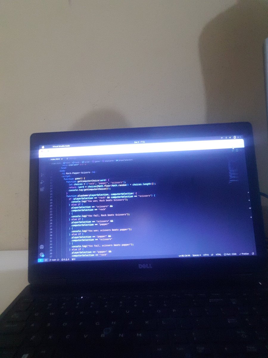 KoderKareem's tweet image. Day 8 and 9 of the #100DaysOfCode challeng: I started building the 'Rock, Paper, Scissors' Project via @TheOdinProject yesterday.

It was a bit challenging since this is my first attempt building a project from scratch without watching tutorial, Planning to finish tomorrow.