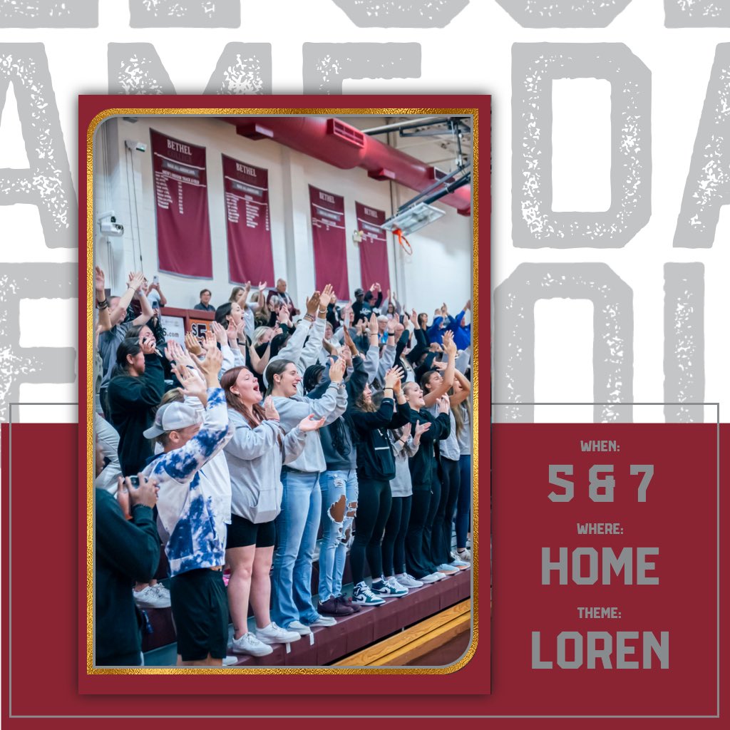 BBALL GAMEDAY‼️
THEME: Dress like Loren 
Come out and cheer on the Threshers with Loren to celebrate his 91st Birthday  🎉 
#rollon #StoneZone #BEATTABOR