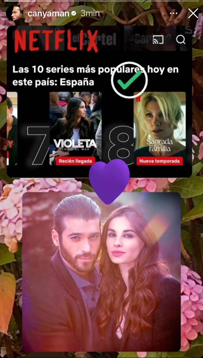 Meu marketeiro favorito tá ON
🤗🥰
#CanYaman #VioletaComoElMar #NetflixEspaña 
#ViolaComeIlMare