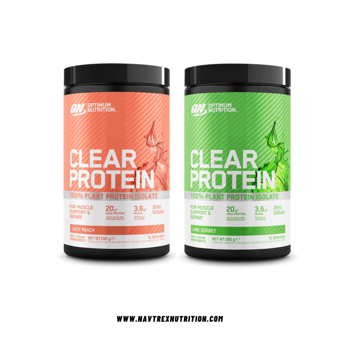 NavtrexN's tweet photo. 🌿 Elevate your nutrition with Optimum Nutrition Clear Protein 280g! 💪✨ A top-notch plant-based alternative delivering 20g of premium protein per serving. Visit https://t.co/kLtSbqx3fm https://t.co/XUJxy8aehT