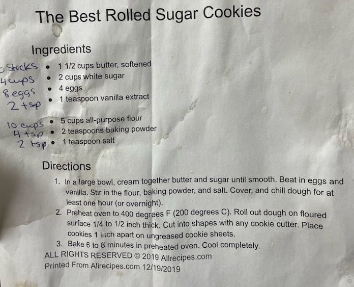 Kruzadar's tweet photo. Killer sugar cookie recipe for anyone wanting to cook from scratch for the holidays! https://t.co/wlPSOF8LA5