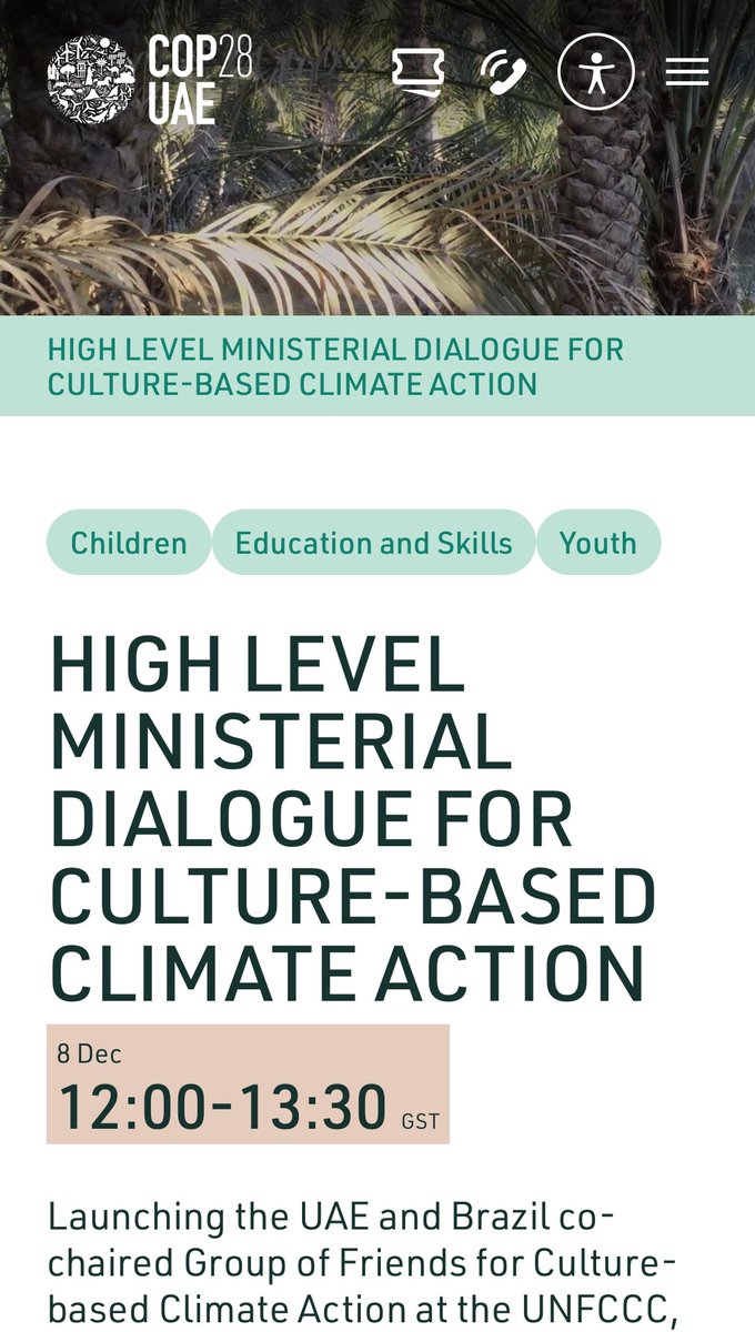 AliaAlHazami's tweet photo. Proud to be part of the team that developed the Group of Friends for Culture-Based Climate Action at the UNFCCC co-chaired by the UAE &amp; Brazil, to address the threat of climate change on heritage &amp; the need to include culture in climate action. Here’s to more historic moments🇦🇪❤️ https://t.co/qONkoTyA6z