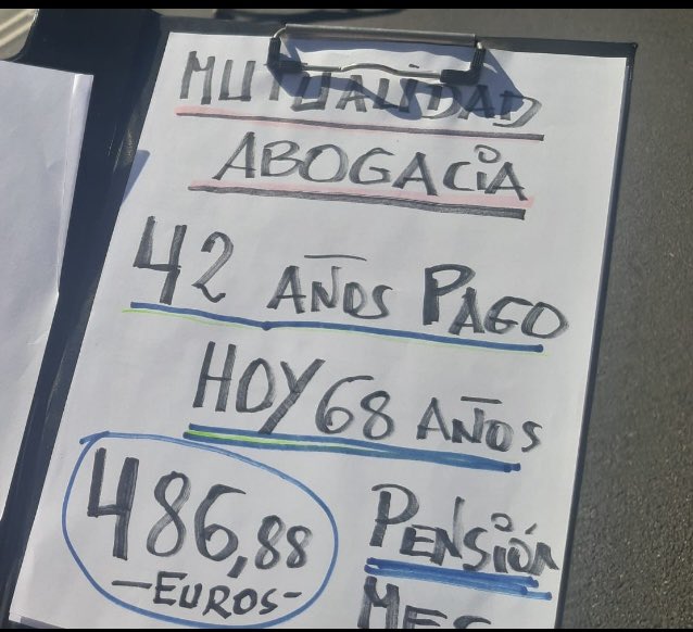 Los mutualistas no vamos a suponer coste alguno para el Estado.Lo único que exigimos es poder traspasar nuestro dinero atrapado en las mutuas, porque es nuestro, al sistema público de pensiones
#PasarelaJ2alReta 
#SomoslosJ2