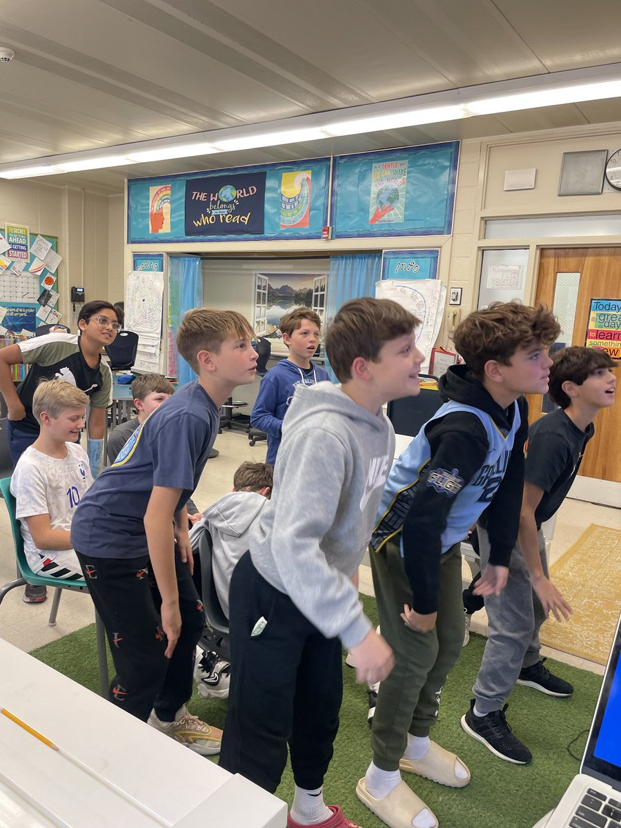 JenCalendrillo's tweet image. Sometimes you need a brain break! #team3 #period9 ⁦@WPSEisenhower⁩