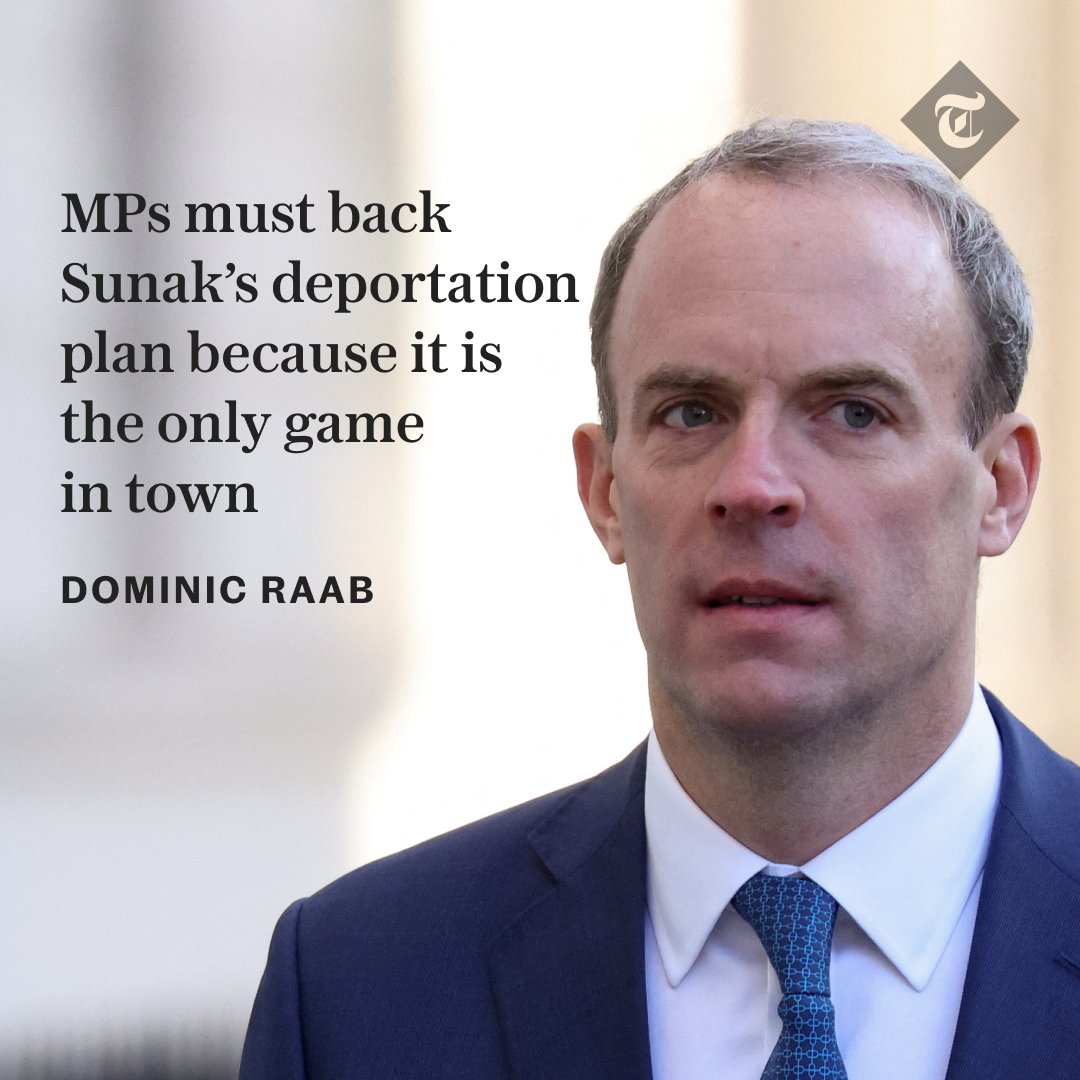 ✍️ 'Conservatives need to unite behind the Prime Minister and show the public we are determined to turn the tide on small boats' | Writes @DominicRaab Read more: telegraph.co.uk/news/2023/12/0…