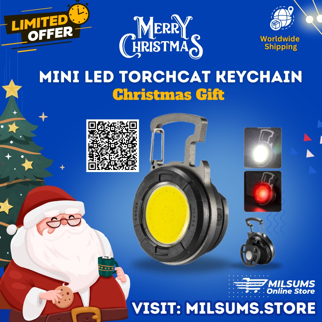 mil_sums89800's tweet image. Mini LED Glowing Small Torch Keychain Light
Buy Now: bit.ly/3ThJ2Q4
#LEDKeychain #MiniTorchLight #GlowingKeychain
#PortableLight #EverydayBrilliance #LightUpYourWorld
#PocketFlashlight #KeychainEssentials #CompactIllumination #BrightIdeas #GlowOnTheGo
#LightYourPath