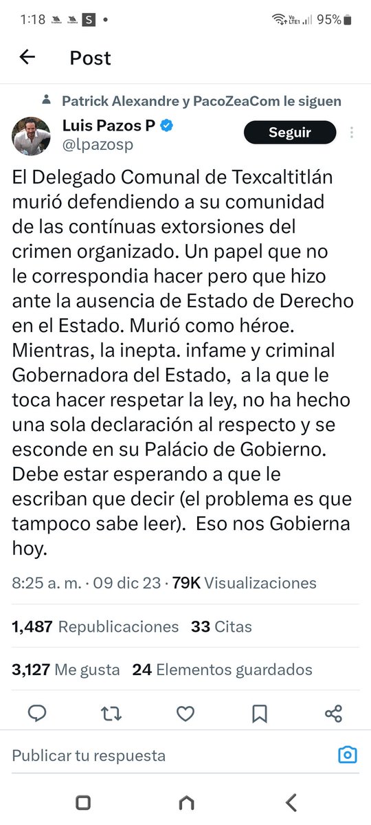 RossHeredia's tweet photo. Aquí es donde debería poner atención Sra. gobernadora !!! https://t.co/F8BuFvZEx1