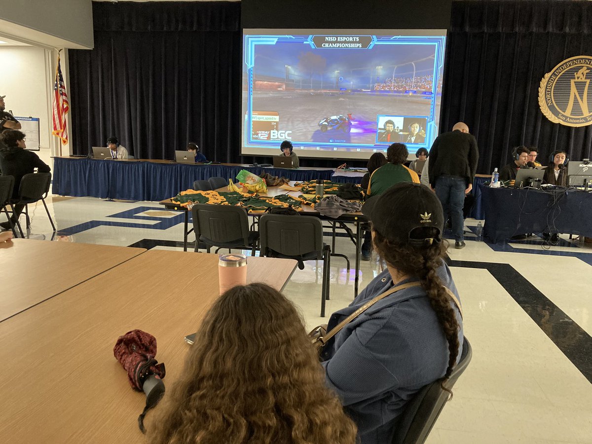 GracefulSTEM's tweet photo. Congratulations to our Raba Esport Explorers for participating in the first year’s pilot program. They were able to showcase their work today and observe the middle and high school competitions. #RabaSTEM #NISDesports @NISDSTEMLabs https://t.co/D2MJE3CCxO