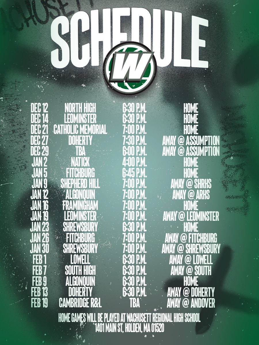 Wachusett Boys Basketball tweet media