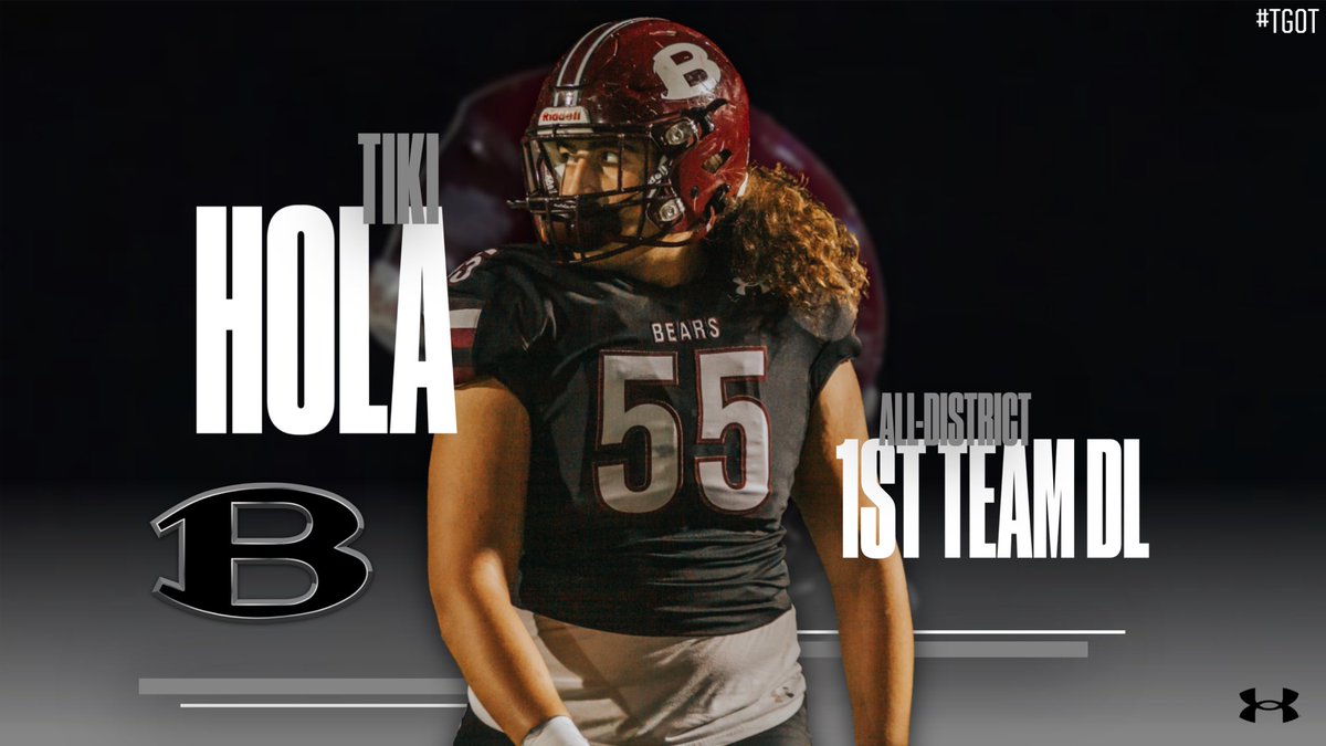Lisiate Tiki Hola (@tiki_hola) on Twitter photo Blessed to be named 1st Team All-district DL!
<a href="/9ine0Elite/">NINE 0 ELITE TRAINING ACADEMY</a> <a href="/Bastrop_Bears/">Bastrop Bears Football</a> <a href="/jakelangi/">Jake Langi</a> <a href="/JGriedl/">Jake Griedl</a> @CoachBullRush <a href="/CoachJayWilson/">Jay Wilson</a> Blessed to be named 1st Team All-district DL!
<a href="/9ine0Elite/">NINE 0 ELITE TRAINING ACADEMY</a> <a href="/Bastrop_Bears/">Bastrop Bears Football</a> <a href="/jakelangi/">Jake Langi</a> <a href="/JGriedl/">Jake Griedl</a> @CoachBullRush <a href="/CoachJayWilson/">Jay Wilson</a>