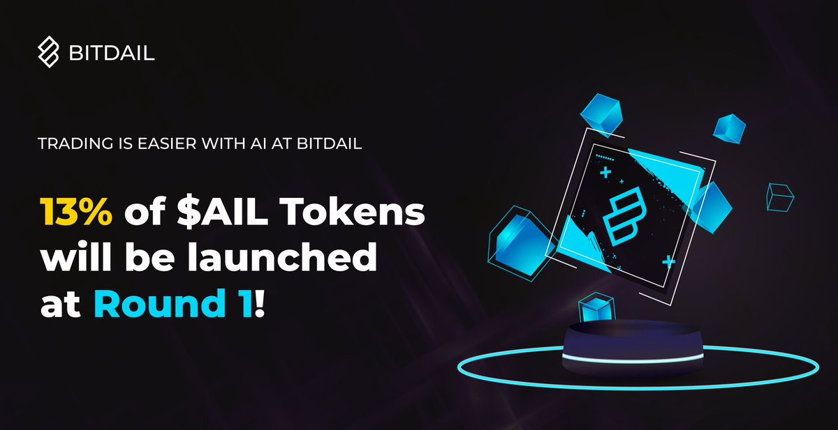 BitDail's tweet photo. 🔥 Break all limits on trading capabilities with AI at BitDail. We create a system that can bring the best results to our users.

Don't forget that Presale Round 1 is available with 13% of $AIL tokens being brought in during this round.

👉 Access now at: https://t.co/BNWLzY37YU https://t.co/f1hylCtMjz