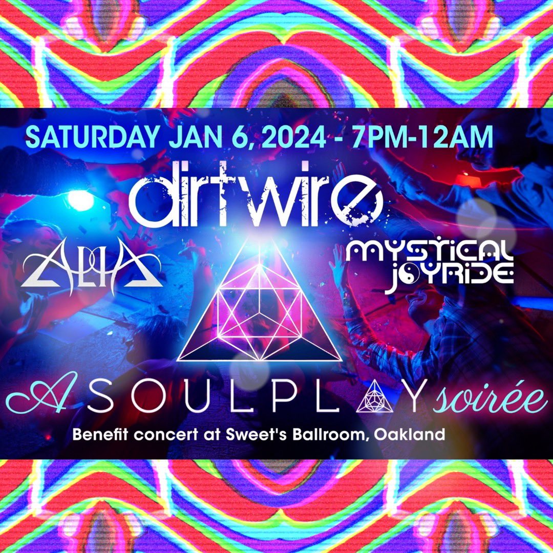 Jan 6th!!  It’s going down in Oakland with the Soulplay fam opening for the amazing <a href="/dirtwire/">Dirtwire</a> !!!