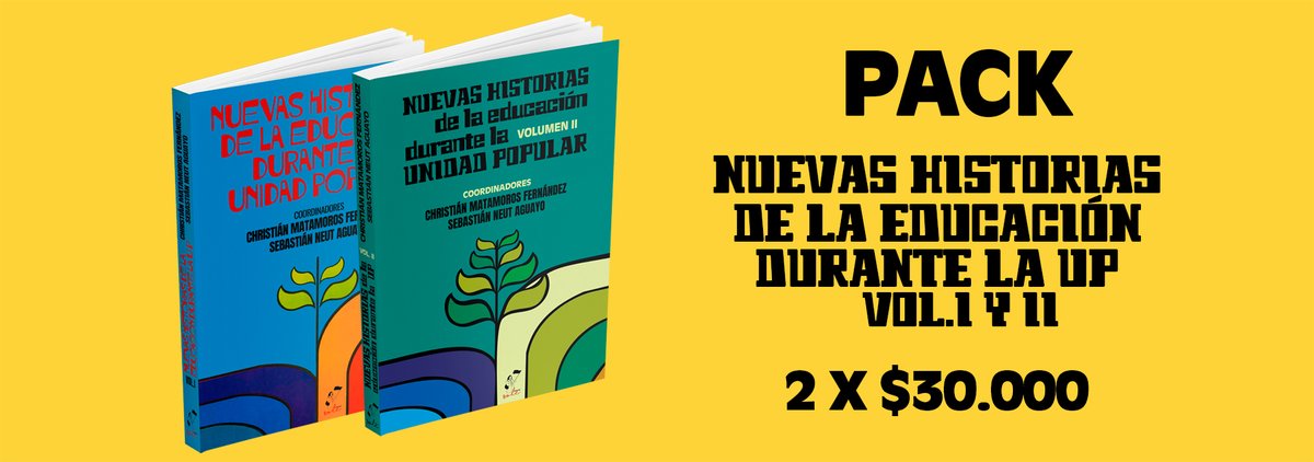 ¡Os recordamos que en nuestra web está disponible el pack Nuevas historias de la educación durante la UP Vol.I y II!👇👇
editorialsole.cl
