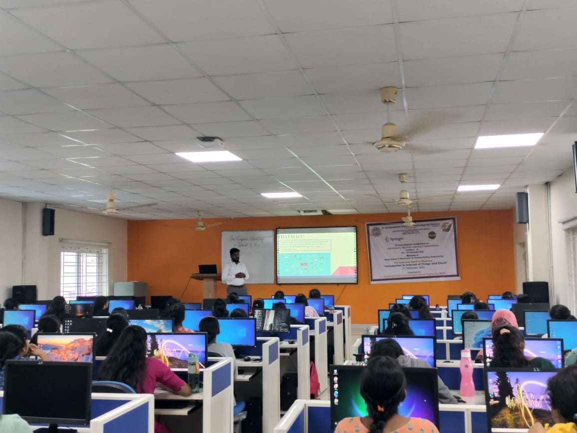 AKothuri94's tweet photo. A day well spent with students at G.Narayanamma Institute of Technology and Science training them on Internet of Things by proving them the opportunity to learn through practical exposure #iot #smartbridge #smartinternz #technology #trend #industrial #technologies https://t.co/VdzdEY7hHK