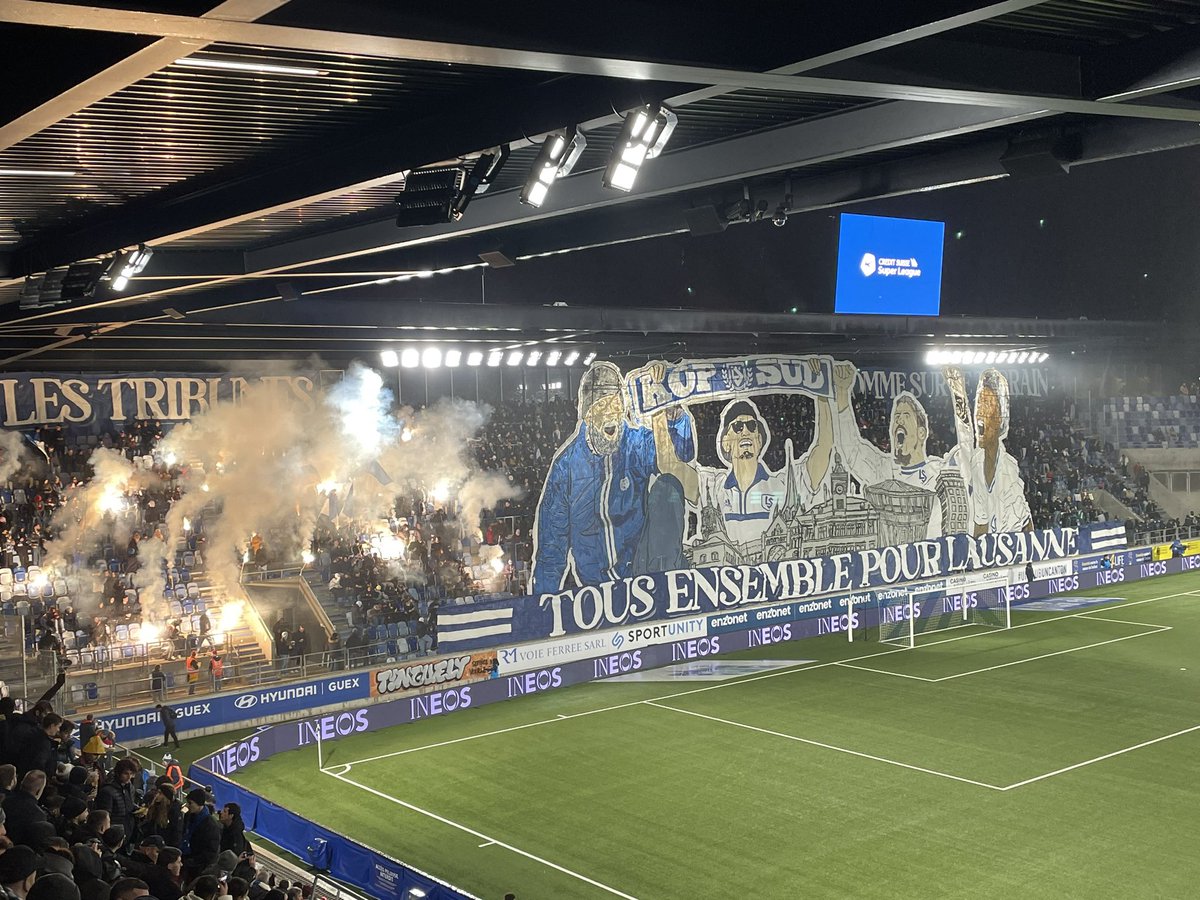 bcorbaz's tweet image. Tous ensemble pour Lausanne #LSSFC