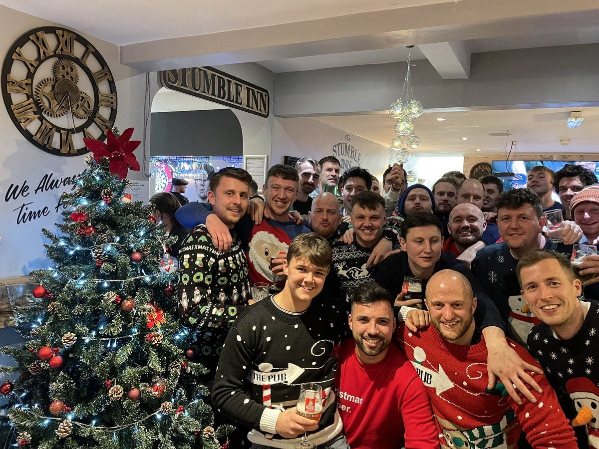 Another holmbridge xmas jumper night ! Great turnout #UTB #ONECLUB #HESBACK