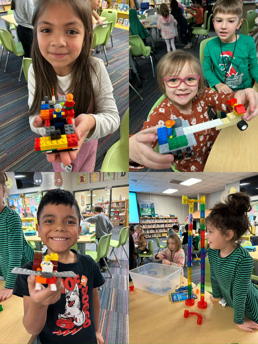 riverbendes's tweet image. We love the Pigeon books by Mo Willems!  K-1 students listened to “Don’t let the Pigeon Drive the Sleigh”, and they drew the pigeon and made sleighs in center time.  #STEAM #directeddrawing #buildingblocks #lego #mowillems #storytime #pigeon #riverbendrocks