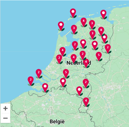 RuimtevoorLopen's tweet photo. Om de #natuurinclusieve beweging te versterken, helpt het als je kunt zien wat er al gebeurt aan initiatieven. Vanuit het domein #Vrijetijdseconomie is het initiatief genomen om goede voorbeelden op te halen, wat resulteerde in deze #interactieve kaart.👇 https://t.co/bhTxCnkDVf https://t.co/STgHs9aGxg