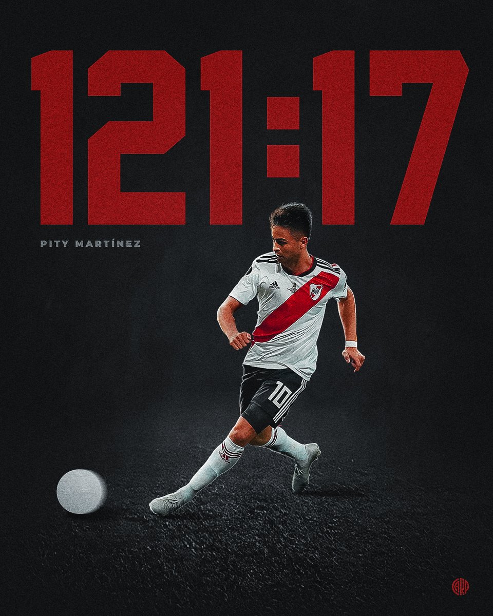 RiverPlate's tweet image. 121´ Gol de River. Martínez.