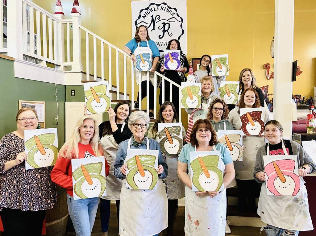 As always, we had a fabulous time over at Nickle Ridge Winery! Save the date for our next paint party on January 20th! 11-1. (I’ll make a registration for it soon!) 
Next up!
Scissor / Knife Sharpening 3-7 at Painted Turtle! 
Open Paint 2-7!