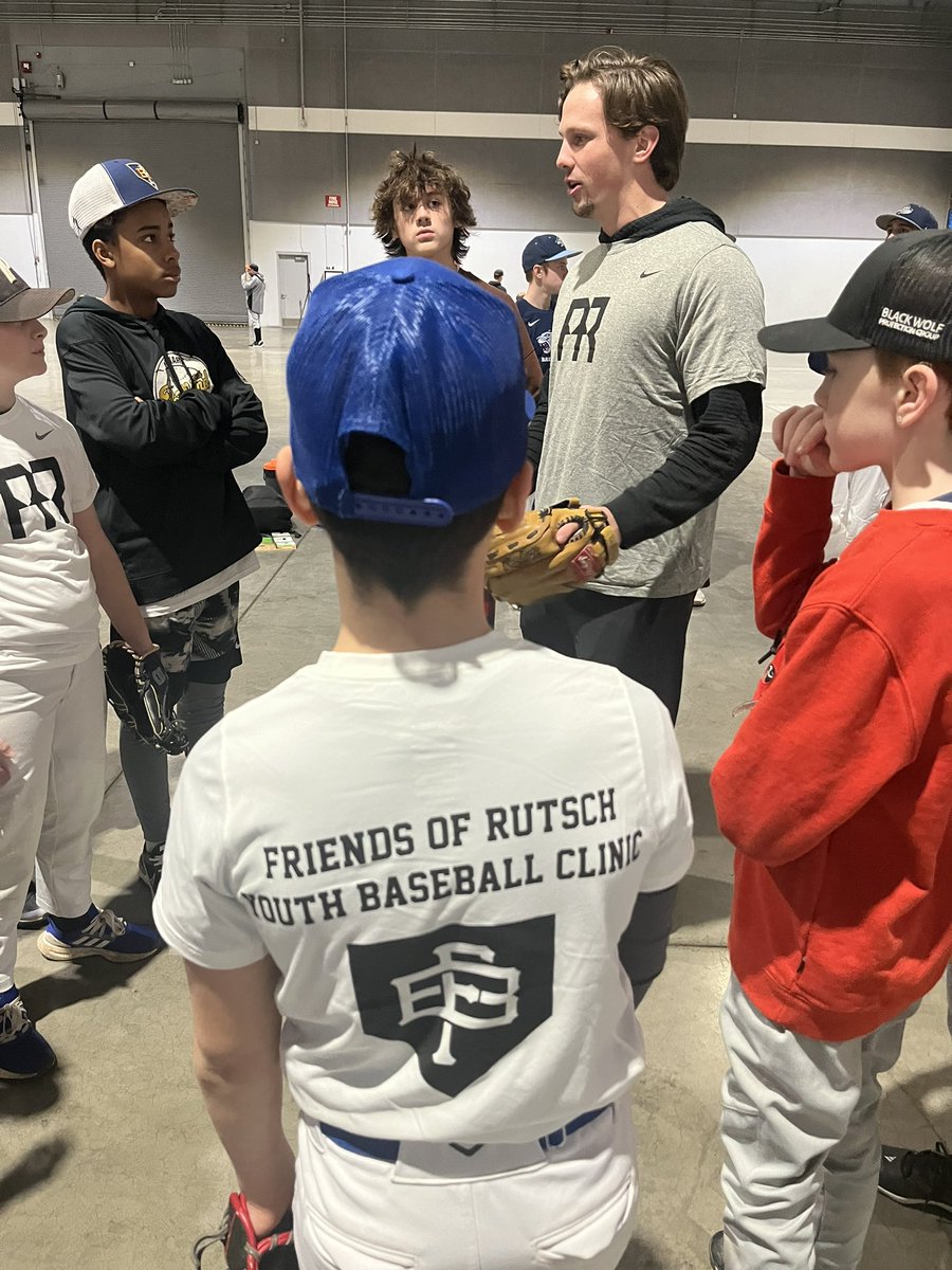 NickKrupke's tweet photo. Friends of Rutsch 🤝🏾 Friends of Baseball ⚾️ @Orioles All-Star @RutschmanAdley giving back at home in the Beaver State with a free kids clinic and gifts to go at the Expo Center. https://t.co/JdKCSJ6pBG