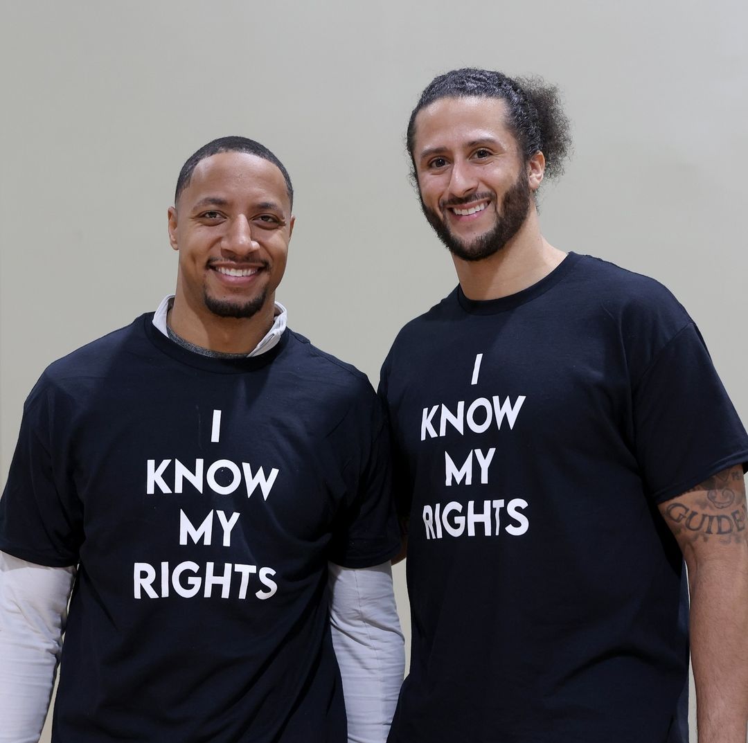 #KYRC #Houston with @kaepernick7 x @e_reid35 ✊🏾✊🏾