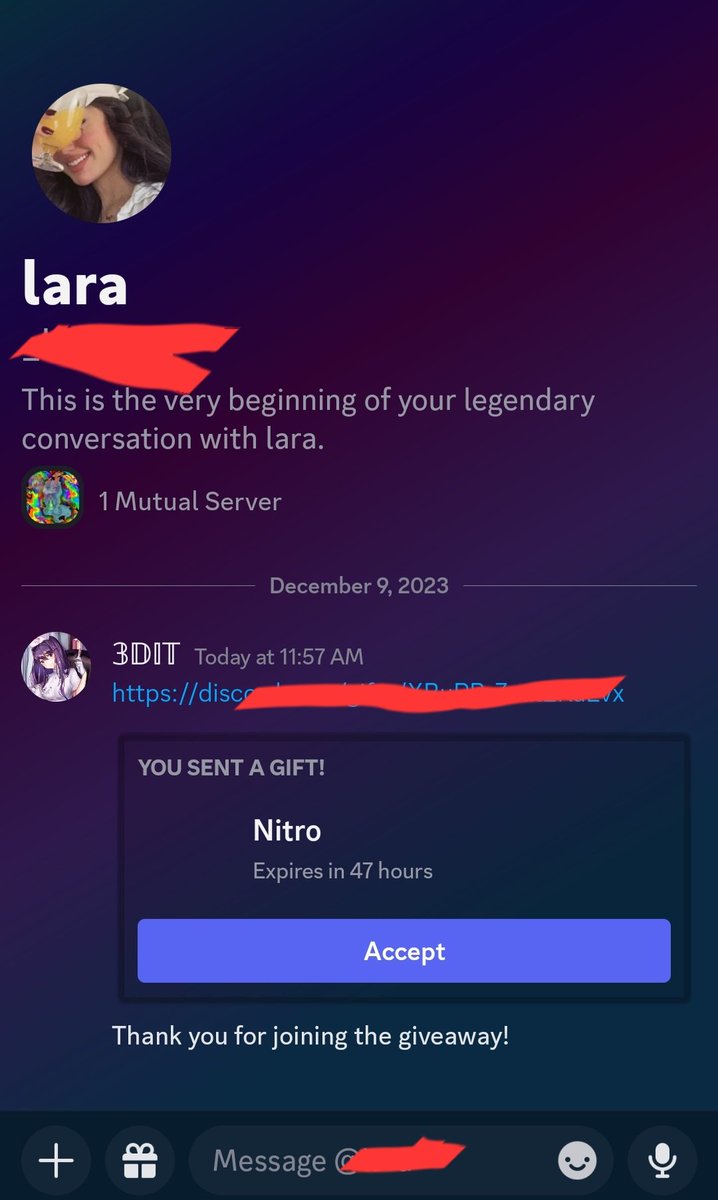 _3DIT_'s tweet photo. My first #nitro #giveaway was a success!! Thank you to everyone that joined! I plan on doing more in the future! #discord #art #artserver #discordnitro https://t.co/PENBnB5nkg