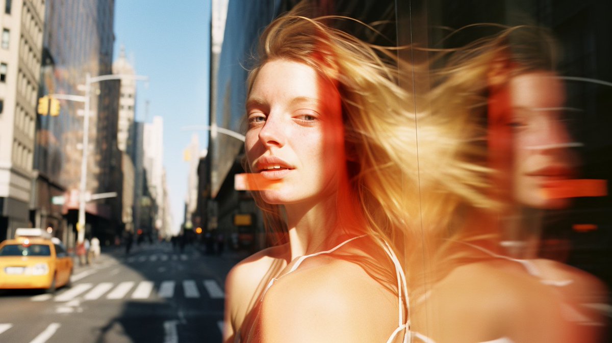 DemancheB's tweet photo. L'utilisation de Style Tuner est incroyable pour créer un style et le garder.

Prompt : 2000s, woman, [ville], Multi-exposure lomography --style raw-lbwE7Ymu --ar 16:9

#midjouney #MidjourneyAI #photograghy #lomography #multiexposure #prompt #PromptShare #styletuner https://t.co/BxoJaklerj