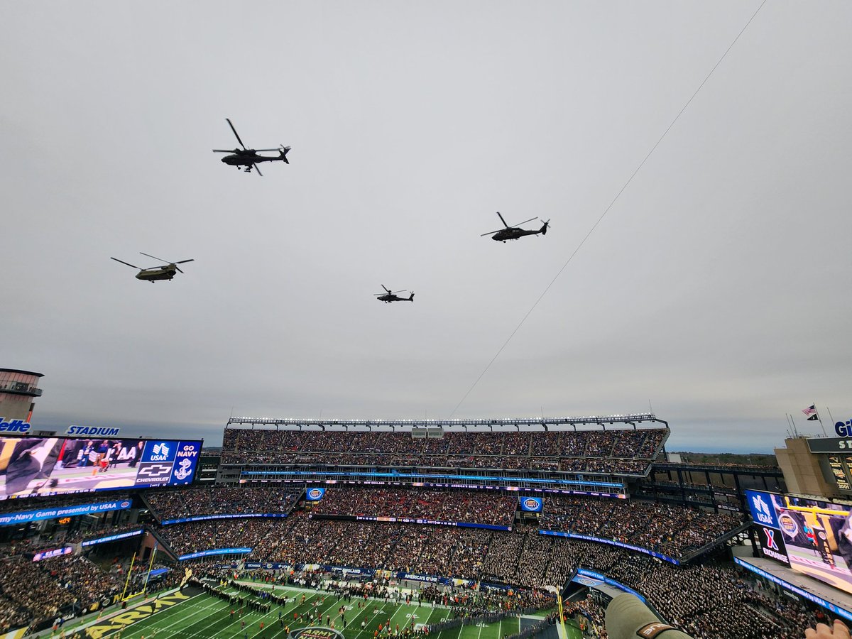So proud Massachusetts was selected to host this year's #ArmyNavy game. Go Army, Beat Navy!
