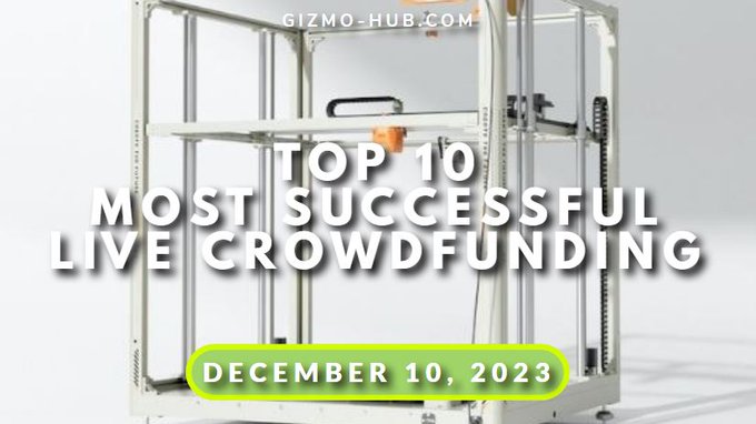 top 10 most successful live crowdfunding december 2023