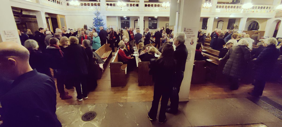 Interval time! What a fantastic audience!