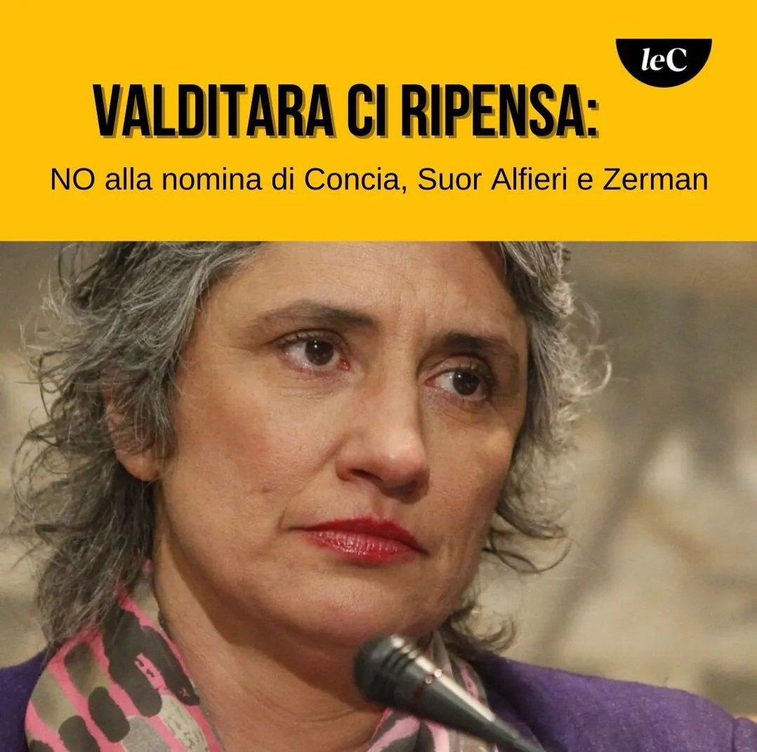 Che peccato Ministro <a href="/G_Valditara/">Giuseppe Valditara</a> 
<a href="/annapaolaconcia/">anna paola concia</a> avrebbe fatto un bel lavoro. E sarebbe stata una bella prova di pluralismo e rispetto essenziale a scuola, per grandi e piccini. Ci perdiamo tutte/i , ma soprattutto ci perdono studentesse e studenti.