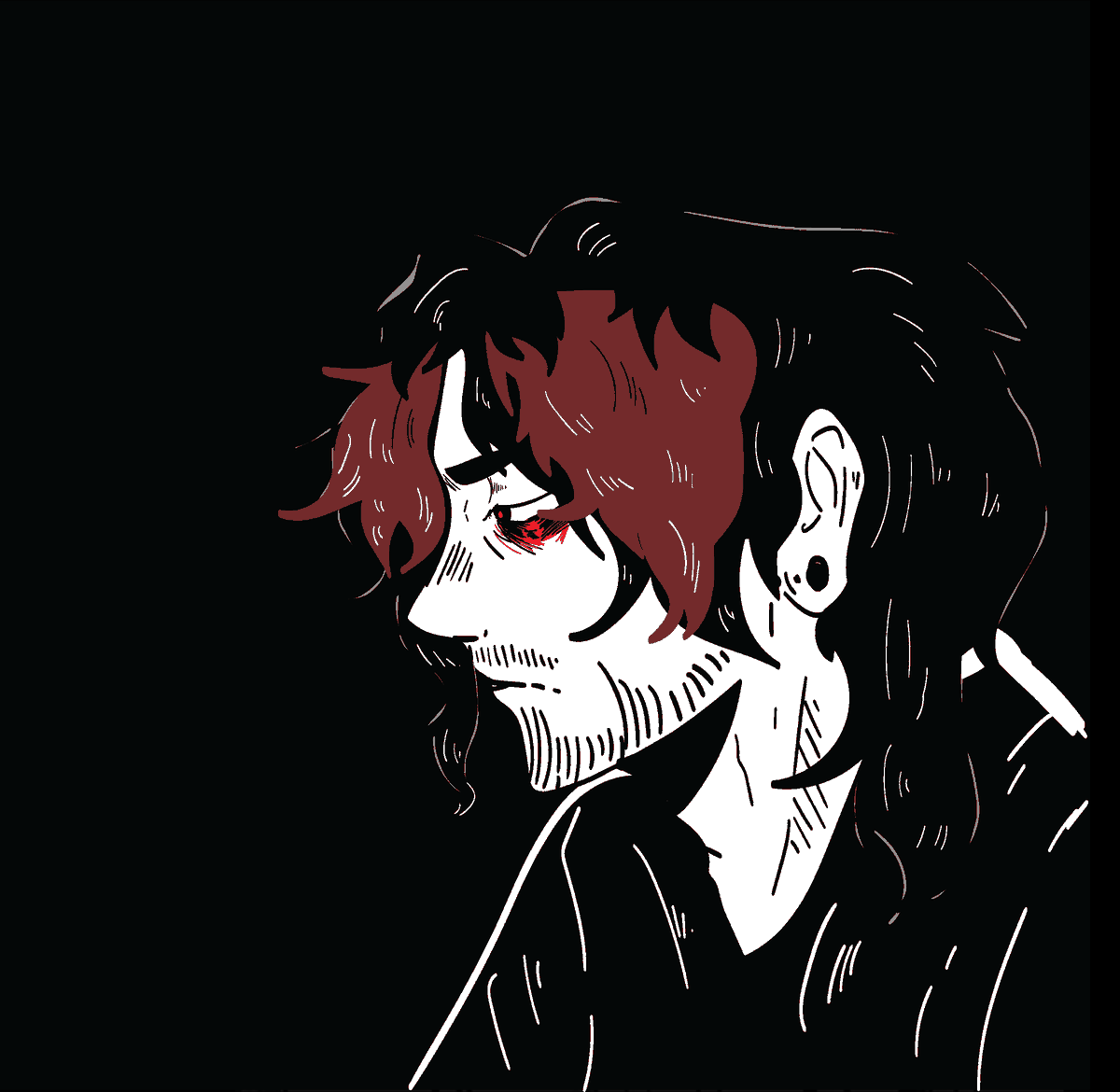 Lyamathecatvoid's tweet photo. I just want to feel normal again
I just want to have meals with my friends
I just can't go through this again
Find my comfort in envisioning the end/ly 

#myart https://t.co/5iyuzTV4ud