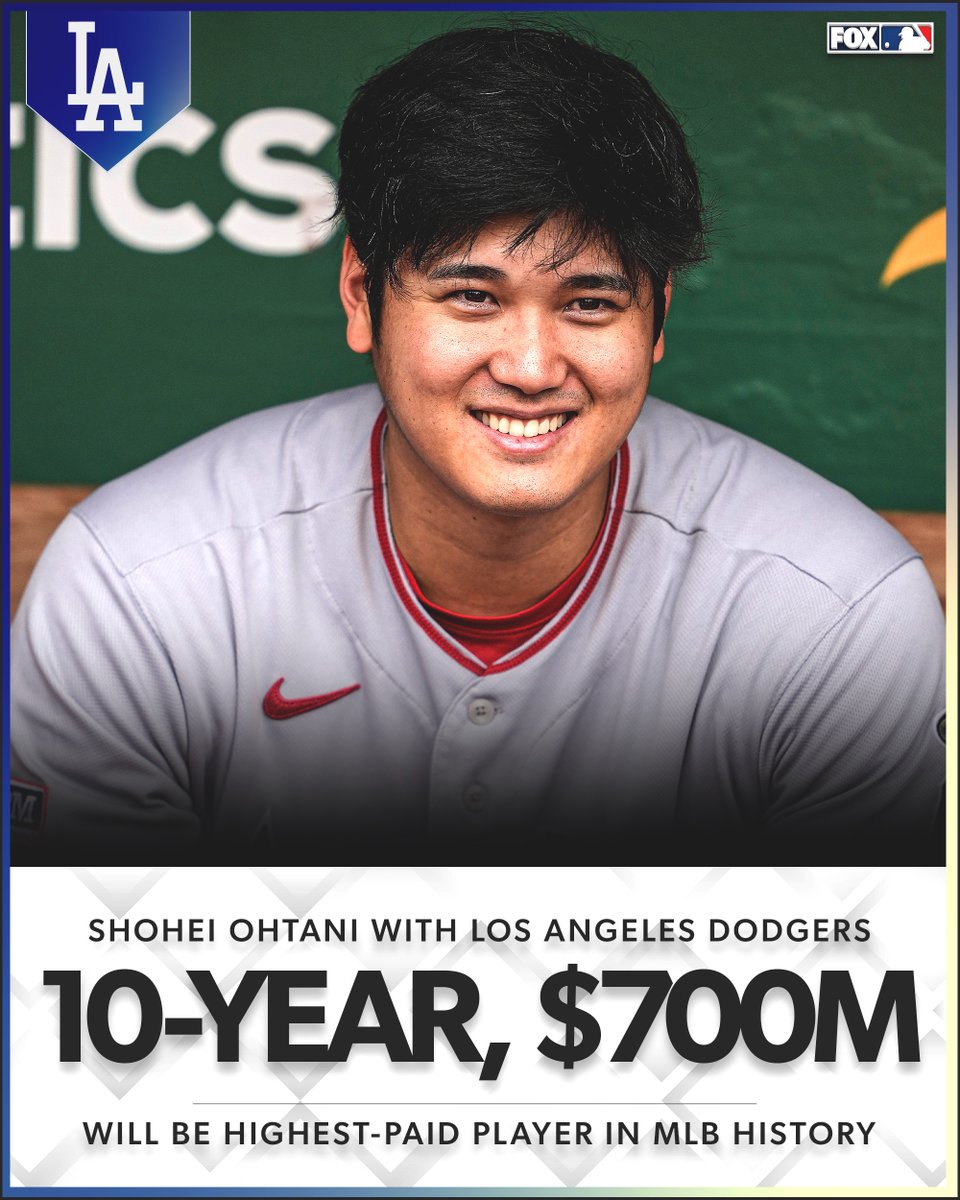 HERE COMES THE MONEY! 💰 Shohei Ohtani's contract will be the largest contract in American sports history 🤯