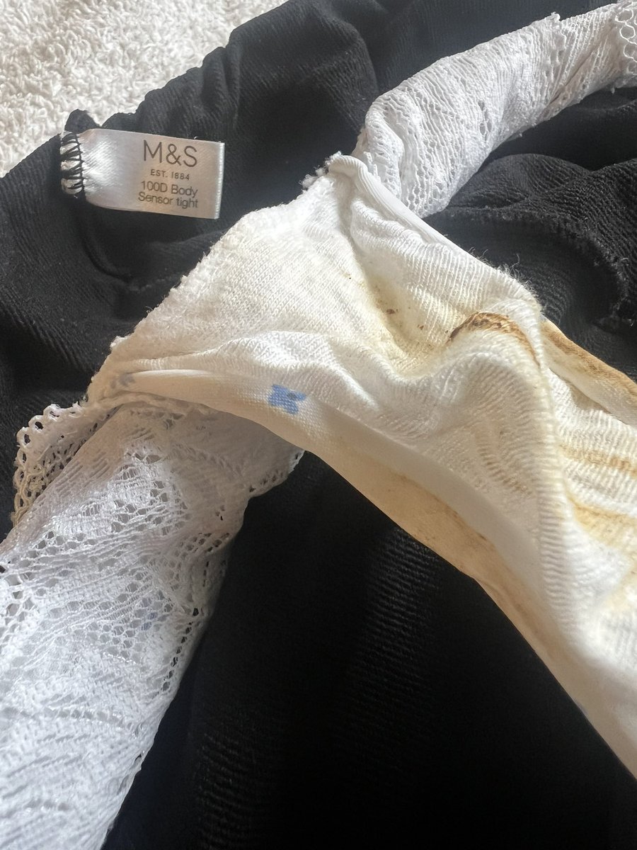 Wife_M_Panties's tweet photo. Opaque pantyhose &amp; white knickers 
Tucked up between my legs all day
Getting all Hot &amp; damp 🥰

#dirtyknickers #dirtypanties #wornpanties #wornknickers #pantieseller #buypanties #buyknickers #pantiesforsale #knickersforsale https://t.co/4XLGyjAIiB