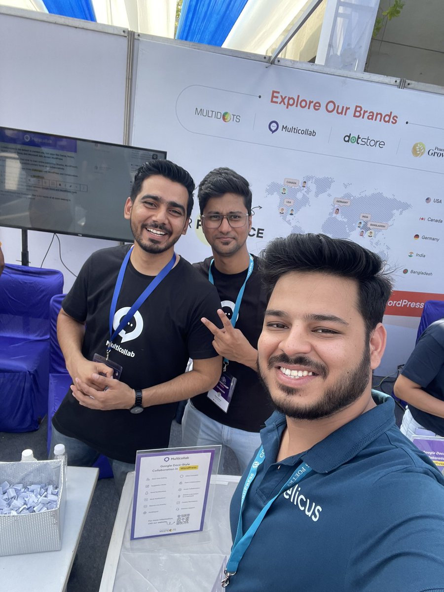 To the coolest crew at @WCAhmedabad, team @multidots. Can't wait to try my hands on their latest addition @multicollab 🧑‍💻 @helloelicus #WCAhmedabad